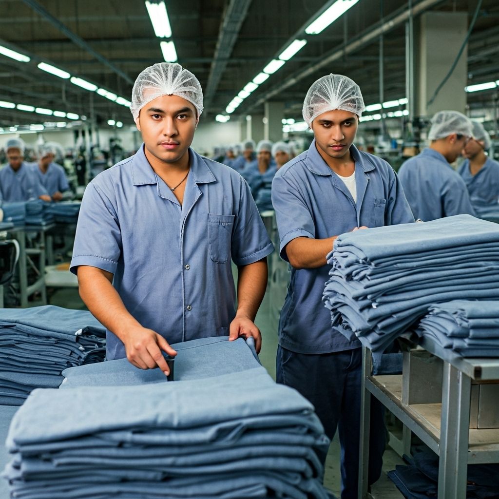 Tim produksi Bajuin Konveksi